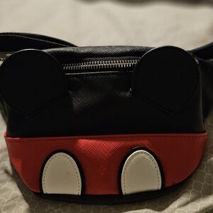 RARE DISNEY LOUNGEFLY MICKEY BELT BAG #2